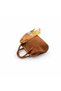 Women's Tan Suede Mini Scarf Detailed Stylish Daily Women's Bag - 8