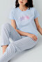 Arnetta 3598-s short sleeve pajama set - 3