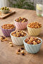 6-Piece Snack Bowl and Sauce Bowl Set Bpa-Free Hard Plastic Bowl for Nuts, Chips, Ice Cream, and Snacks