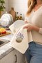 Embroidered Piqué Textured Kitchen Towel Set of 3 40X60 cm |   Cotton Pieces of Drying Cloth |   Kitchen Hand Towel - 4