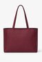 Burgundy Color Women's Tote Bag – Large Daily Scarf with Gift Bag - 5