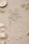 Daisy Design Hairpin Made of Crystal Beads, Hair Vine, Bridal Hairpin, Engagement Hairpin - 2