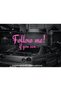 Follow Me if You Can Car Sticker – Auto Window Lettering – Vehicle Rear Window Trunk Modified Decor 23X10 cm - 3