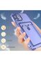 Oppo A16 Compatible Camera Protected Case with Card Holder Corners Airbag Design Anti-Impact Transparent - 4