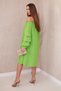 Rochie spaniolă verde deschis cu mâneci decorative - 2
