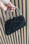 Women's Crystal-Embellished Evening Bag, Special Occasion Bag, Graduation Bag, Valentine's Day Bag - 2