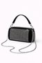 Aurora Crystal Model Women's Stone-Embellished Mini Bag – Chain Strap Piece Stylish Night and Event Wear Bag
