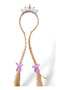 Purple Color Braided Hair Crown - 2
