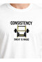 Men's White Oversized Design Printed Stylish T-Shirt in Pack of Cotton - 4