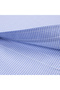 Testa Exclusive Blue Mini Gingham Button Collar Tailor Fit Cotton Shirt - 4