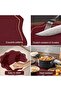 Leather Supla 8 Pieces Placemat Set 34 X34 cm - 3