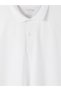 Lcwaikiki Classic White Polo Neck Short Sleeve Pique Men's T-Shirt - 7