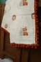 100% Cotton . Double-Layer Muslin Baby with Pompom on the Edge Patterned Si Blanket - 7