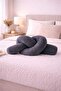 Welsoft Fleece Plush Knots Pillow Decorative Knots Cushion Soft-Textured - 2