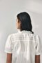 Frill-trimmed cotton blouse - 4