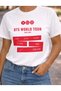 Bts World Tour Printed T-Shirt , Premium Quality Unisex Kids / Adults (with Surprise Gift)
