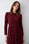 Printed Tulle Dress 68-6238 - 6