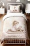 Dream Clock Patterned Single Baby Kids Bedding Set - 2