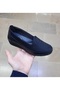 Women's 7 Point Orthopedic D Wedge Heel Stretch Fabric Upper Stone Detailed Mother Shoes - 4