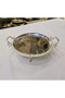 Stainless Steel Tray with Casted Edge Frame 25 cm Silver