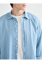 Nevavm Regular Fit Gabardine Men's Shirt with Difference - 4