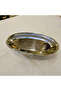 Stainless Steel Oval Presentation Plate with Casted Edge Frame 35 cm Silver - 3
