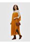 Women's Pinterest Tassel Detailed Two-Tone Stylish Poncho - 4