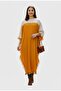 Women's Pinterest Tassel Detailed Two-Tone Stylish Poncho - 3