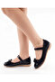 Stylish and Comfortable Girls' Patent Leather Bowknot Shoes Ballet Flats - 3