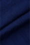 Navy Blue Stripe Textured Premium Collar Comfortable Fit Wrinkle Viscose Linen Men's Shirt 2602621 - 7