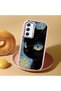 Samsung Galaxy A54 Compatible Shock-Absorbing Camera Protected Pink Silicone Case Cat Patterned - 2