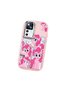 Mi 12t Compatible Shock-Absorbing Camera Protected Pink Silicone Case Pony Patterned - 3