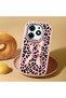 Tecno Spark 10 Pro(Ki7) Compatible Shock-Absorbing Camera Protected Pink Silicone Case Leopard Printed I - 2