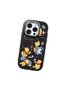 iPhone 15 Pro Compatible Shock-Absorbing Camera Protected Black Silicone Case Cartoon Patterned - 4