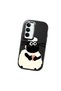 Realme C75 4g Compatible Shock-Absorbing Camera Protected Black Silicone Case Kuzu Patterned - 3