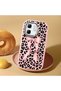Infinix Hot 50I Compatible Shock-Absorbing Camera Protected Pink Silicone Case Leopard Printed I - 2
