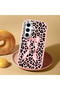 Samsung Galaxy S24 Fe Compatible Shock-Absorbing Camera Protected Pink Silicone Case Leopard Printed I - 2