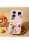 Poco X7 Pro Compatible Shock-Absorbing Camera Protected Pink Silicone Case Dog Patterned - 2