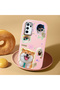 Oppo A55 4g Compatible Shock-Absorbing Camera Protected Pink Silicone Case Dog Patterned - 2