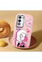 Oppo A5 4G/5G Compatible Shock-Absorbing Camera Protected Pink Silicone Case Spider-Man - 2