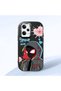 Redmi Note 12 Pro Speed Compatible Shock-Absorbing Camera Protected Black Silicone Case Spider-Man