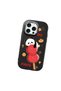 iPhone 16 Pro Max Compatible Shock-Absorbing Camera Protected Black Silicone Case Panda Patterned - 3