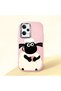 Poco X5 Pro 5g Compatible Shock-Absorbing Camera Protected Pink Silicone Case Lamb Patterned