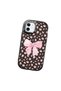 iPhone 12/12 Pro Compatible Shock-Absorbing Camera Protected Black Silicone Case Leopard Printed I - 3
