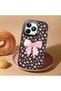 Realme Note 50 Compatible Shock-Absorbing Camera Protected Black Silicone Case Leopard Printed I - 2