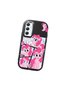 Samsung Galaxy A34 Compatible Shock-Absorbing Camera Protected Black Silicone Case Pony Patterned - 3
