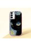 Pink Silicone Case Cat Patterned with Shock-Absorbing Camera Protections Compatible with Samsung Galaxy A15 4G/5G