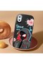 Black Silicone Case Spider-Man with Shock-Absorbing Camera Protections Compatible with iPhone X/Xs - 2