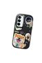 Realme C75 4g Compatible Shock-Absorbing Camera Protected Black Silicone Case Dog Patterned - 3