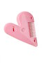 Pink Color Heart Shape Hair Breakage Removal Apparatus - 3